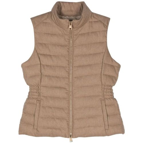 Brown Padded Gilet - Größe 46 - braun - Lorena Antoniazzi - Modalova