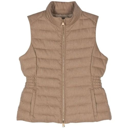 Brown Padded Gilet - Größe 48 - Lorena Antoniazzi - Modalova