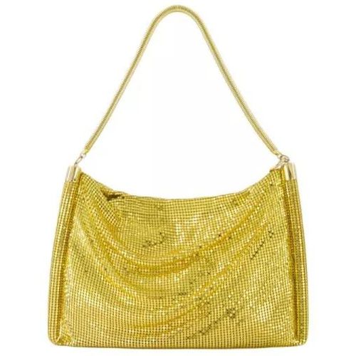 Crossbody Bags - Pixel Tube Small Hobo Bag - Tissu - Gold - für Damen - Paco Rabanne - Modalova