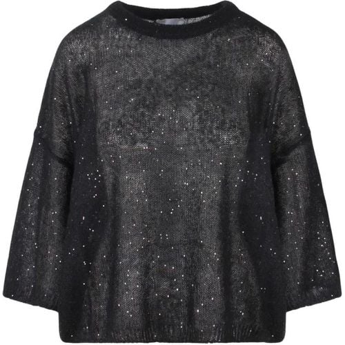 Paillettes Sweater - Größe 40 - NUDE - Modalova