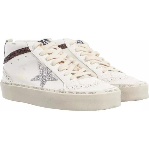 Sneaker - Midstar Leather Upper Silver Glitter - Gr. 40 (EU) - in - für Damen - Golden Goose - Modalova