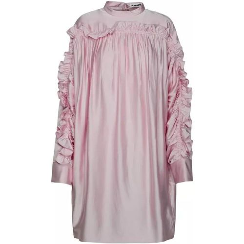 Pink Viscose Dress - Größe 34 - pink - Jil Sander - Modalova