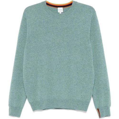 Medium Blue Cashmere Sweater - Größe L - Paul Smith - Modalova