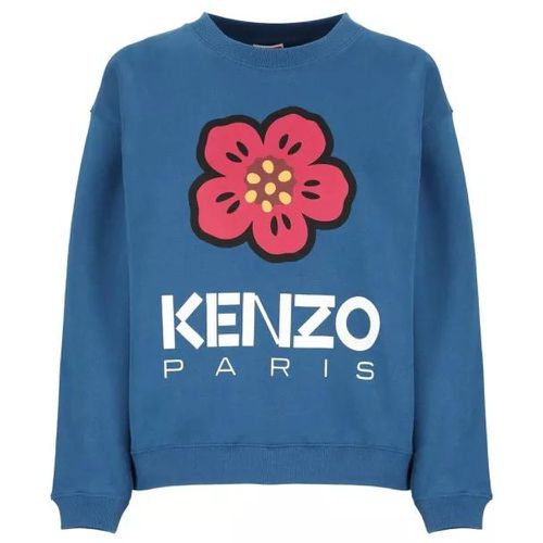 Blue Cotton Sweater - Größe XS - blue - Kenzo - Modalova