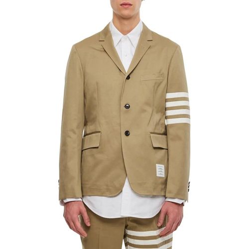 Classic Sport Jacket W/ 4 Bar In Cotton Twill - Größe 1 - Thom Browne - Modalova