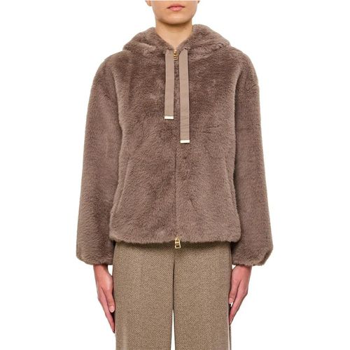 Faux Fur Soft Bomber - Größe 44 - Herno - Modalova