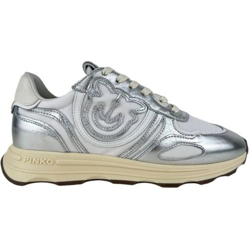 Low-Top Sneaker - Dames Sneaker Wit SS0087P085/SIL - Gr. 36 (EU) - in - für Damen - pinko - Modalova