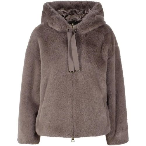 Fur Bomber Jacket - Größe 40 - Herno - Modalova