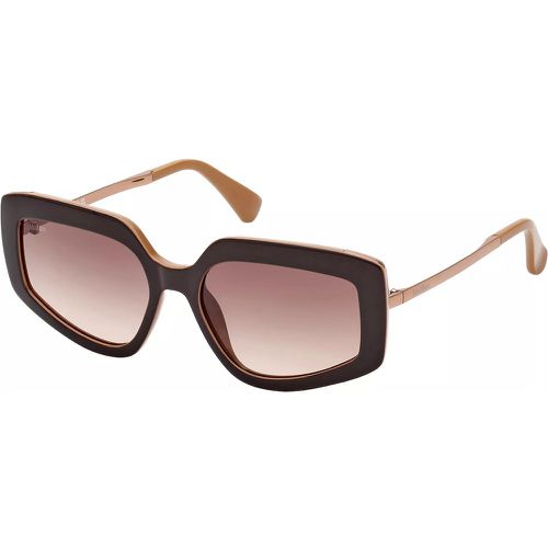 Sonnenbrille - Design7 - Gr. unisize - in Braun - für Damen - Max Mara - Modalova