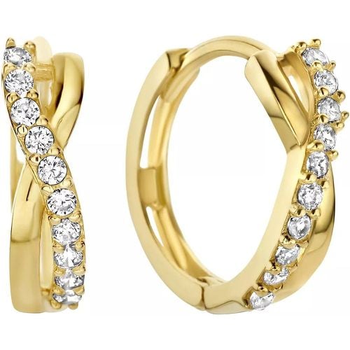 Ohrringe - Rivoli Esmée 14 karat hoop earrings with zirconia - Gr. unisize - in - für Damen - Isabel Bernard - Modalova