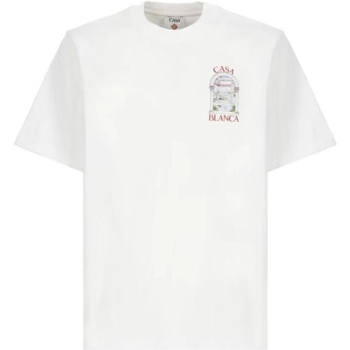 White Le Passage T-Shirt - Größe L - Casablanca - Modalova