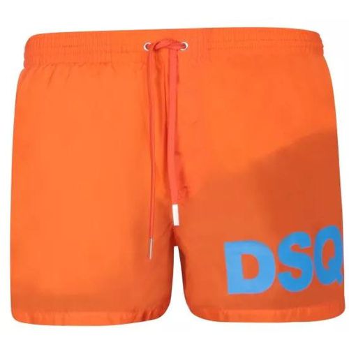 Max Logo Midi Orange Swim Shorts - Größe 46 - orange - Dsquared2 - Modalova