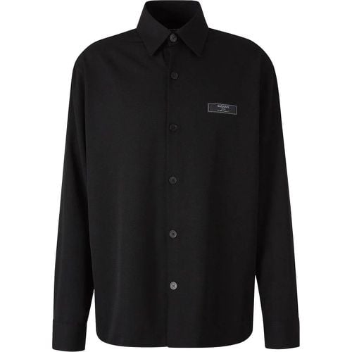 Long Wool Shirt - Größe 42 - Balmain - Modalova