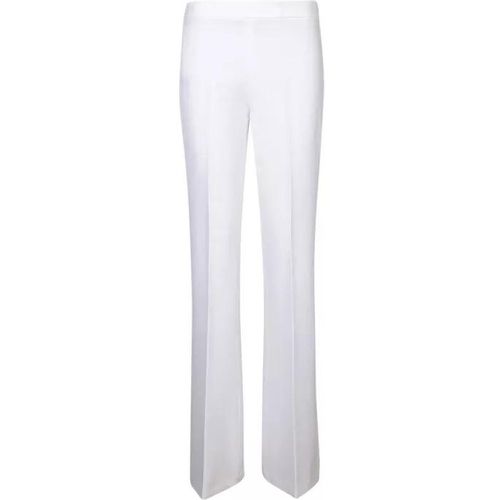 White Paola Flared Cut Pants - Größe 48 - white - Blanca Vita - Modalova