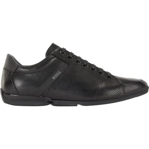 Low-Top Sneaker - Boss Heren Sneaker Zwart 50471262/50498282/001 SAT - Gr. 44 (EU) - in - für Damen - HUGO - Modalova