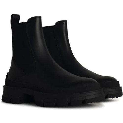 Boots & Stiefeletten - Hevea' Black Leather Loulacing - Gr. 39 (EU) - in - für Damen - Moncler - Modalova