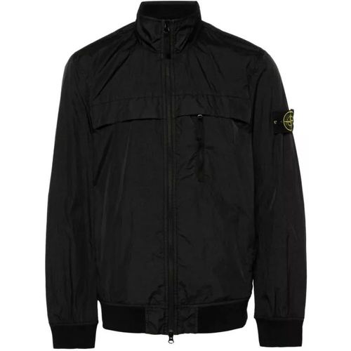 Black Compass Zip Up Jacket - Größe M - black - Stone Island - Modalova