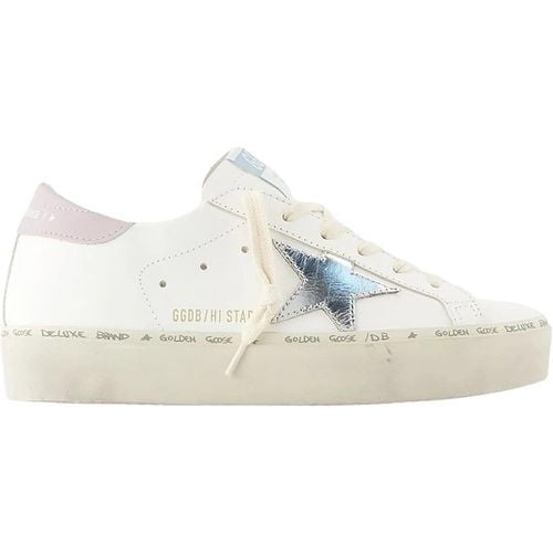 Low-Top Sneaker - Hi Star Sneakers - Leather - White - Gr. 35 (EU) - in - für Damen - Golden Goose - Modalova