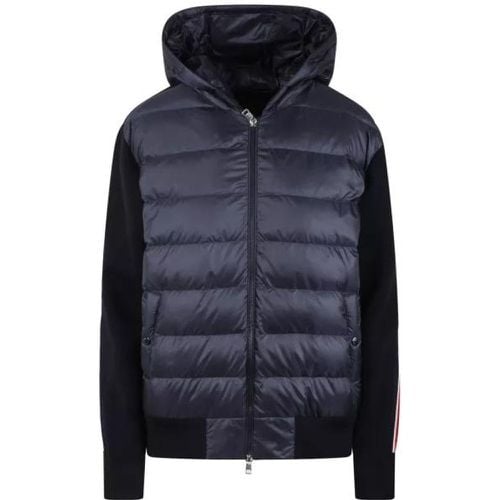 Padded Wool Hoodie - Größe S - blue - Moncler - Modalova