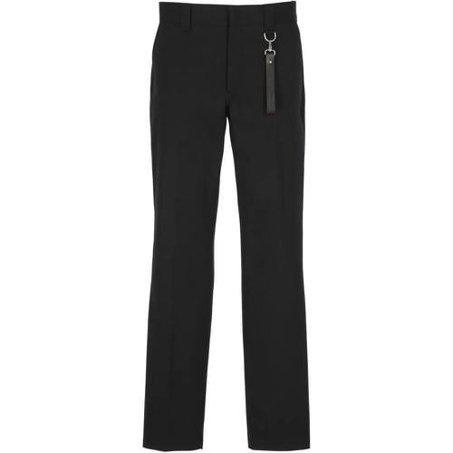 Black Wool Pants - Größe 48 - Lanvin - Modalova