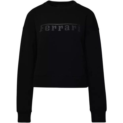 Black Viscose Blend Sweatshirt - Größe L - black - Ferrari - Modalova