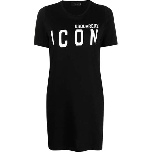 Icon Print Logo Renny T-shirt Dress - Größe XS - Dsquared2 - Modalova