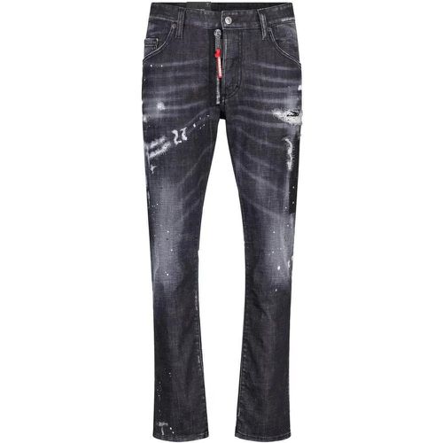 Skater Jeans im Used-Look - Größe 44 - Dsquared2 - Modalova