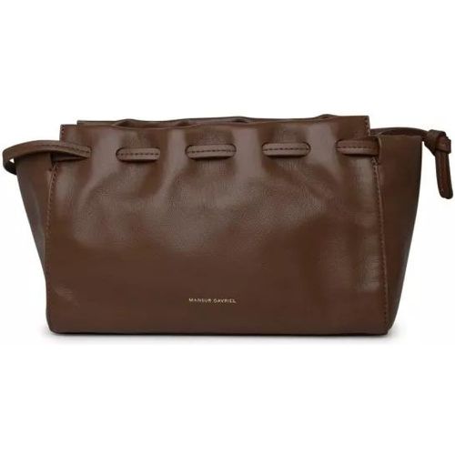 Shopper - Small Bloom Shoulder Bag In Brown Leather - Gr. unisize - in - für Damen - Mansur Gavriel - Modalova