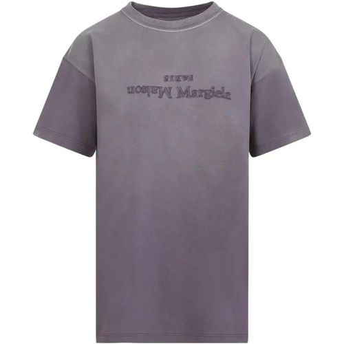 Purple Aubergine Cotton T-Shirt - Größe XS - Maison Margiela - Modalova