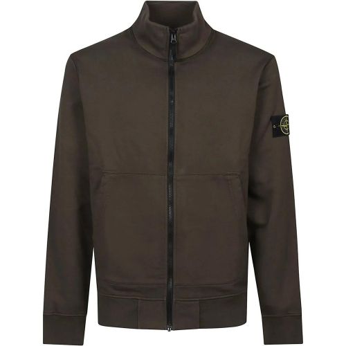 Zip Up Cardigan Green - Größe L - Stone Island - Modalova