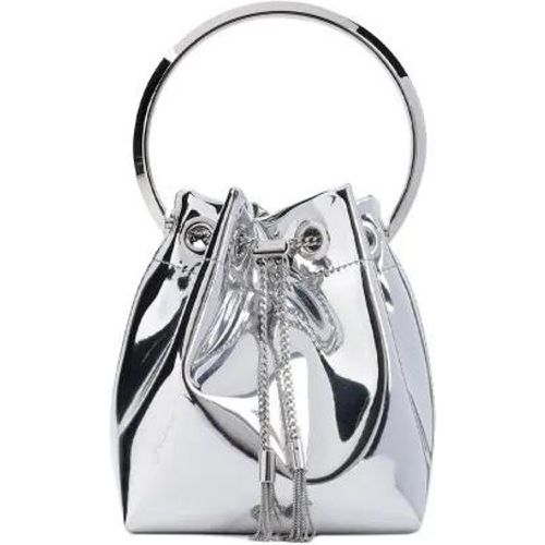 Crossbody Bags - Silver Textile Bon Bon Handbag - für Damen - Jimmy Choo - Modalova