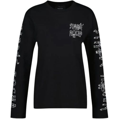 Long Sleeve T-Shirt With Ribbon - Cotton - Black - Größe XS - schwarz - Simone Rocha - Modalova