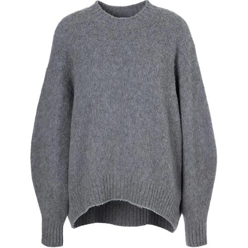 CARDED ROUND NECK BOXY PULLOVER - Größe L - CALIBAN - Modalova