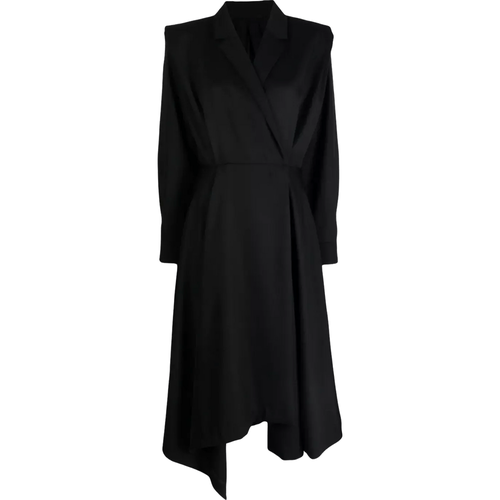 Kleid mit V-Ausschnitt - Größe 34 - black - Juun.J - Modalova