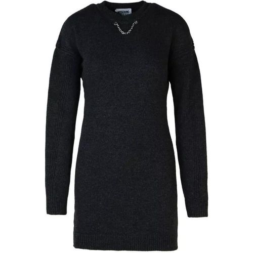 Dark Grey Wool Blend Dress - Größe M - Moschino - Modalova