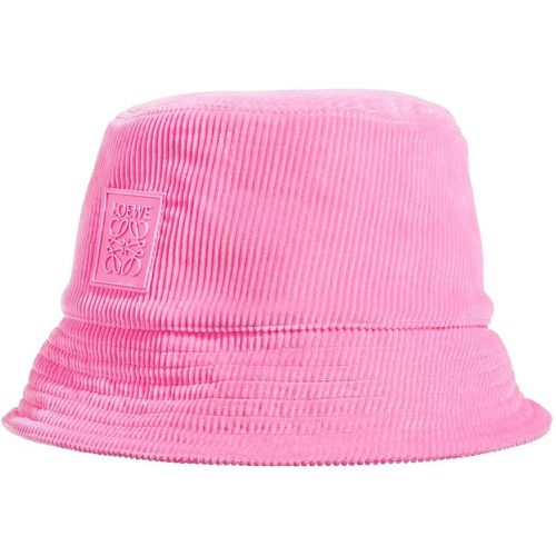 Mützen - Patch Bucket Hat In Corduroy - Gr. 57 - in Gold - für Damen - Loewe - Modalova