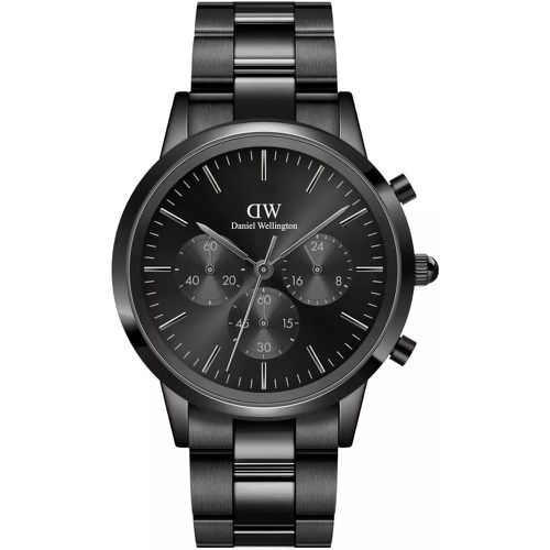 Uhren - Iconic Link herren Uhr Schwarz D - Gr. unisize - in Schwarz - für Damen - Daniel Wellington - Modalova