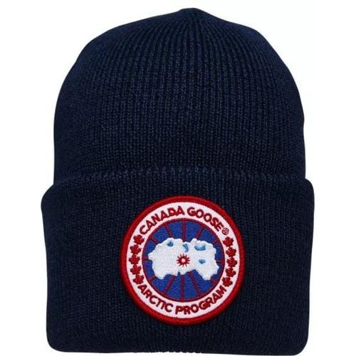 Mützen - Arctic Hat In Blue Wool - Gr. ONE SIZE - in - für Damen - Canada Goose - Modalova