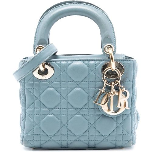 Hobo Bags - Mini Lambskin Cannage Lady Dior - Gr. unisize - in - für Damen - Christian Dior - Modalova