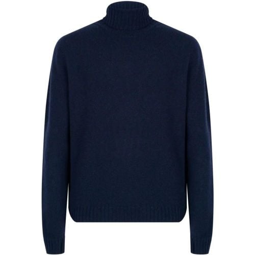 Navy Blue Faisal Sweater - Größe L - John Smedley - Modalova