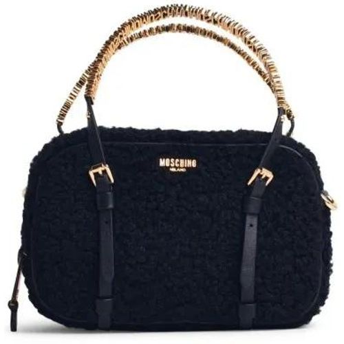 Shopper - 'Soft' Black Polyester Bag - Gr. unisize - in - für Damen - Moschino - Modalova