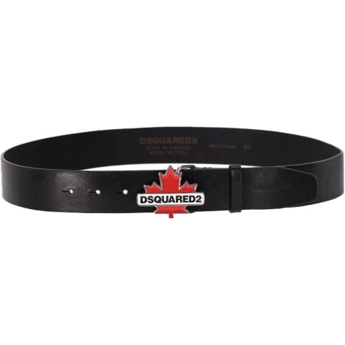 Gürtel - D2 Leaf Black Belt - Gr. 90 - in - für Damen - Dsquared2 - Modalova