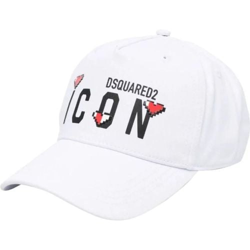 Caps & Mützen - Icon Logo Printed Curved Peak Baseball Cap - Gr. ONE SIZE - in - für Damen - Dsquared2 - Modalova