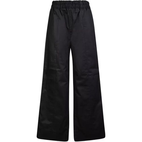 Elastic Cotton Trousers - Größe 40 - black - Fabiana Filippi - Modalova