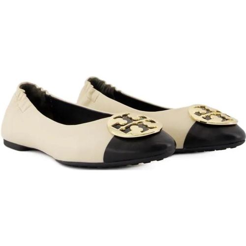 Claire Cap-Toe Ballerinas - Leather - Cream - Gr. 37 (EU) - in - TORY BURCH - Modalova