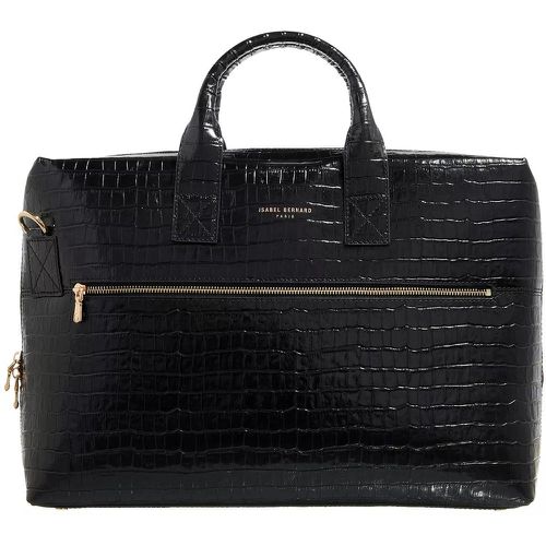 Aktentaschen - Honoré Anique croco black calfskin leather handbag - Gr. unisize - in - für Damen - Isabel Bernard - Modalova