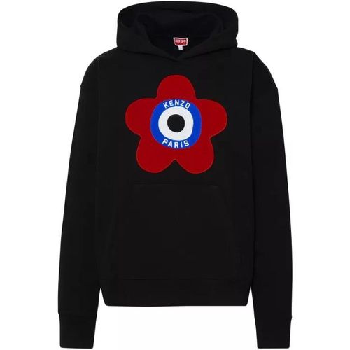 Flower Hooded Sweatshirt - Größe XL - black - Kenzo - Modalova