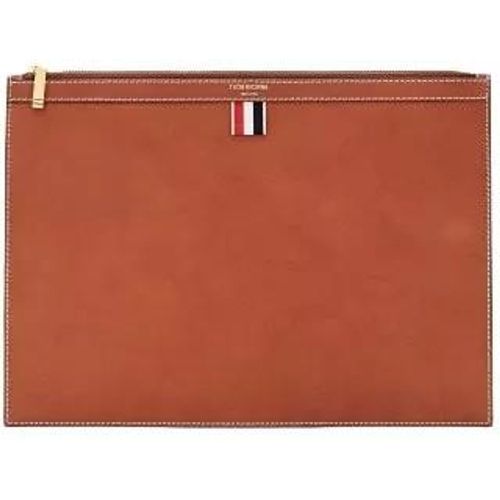 Portemonnaies - Medium Document Holder In TB Vacchetta - Gr. unisize - in - für Damen - Thom Browne - Modalova