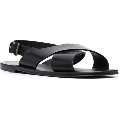 Low-Top Sneaker - Mojave Crisscross Leather Sandals - Gr. 44 (EU) - in - für Damen - Saint Laurent - Modalova