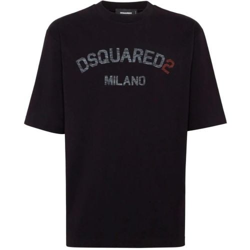 T-shirts and Polos Black - Größe L - Dsquared2 - Modalova